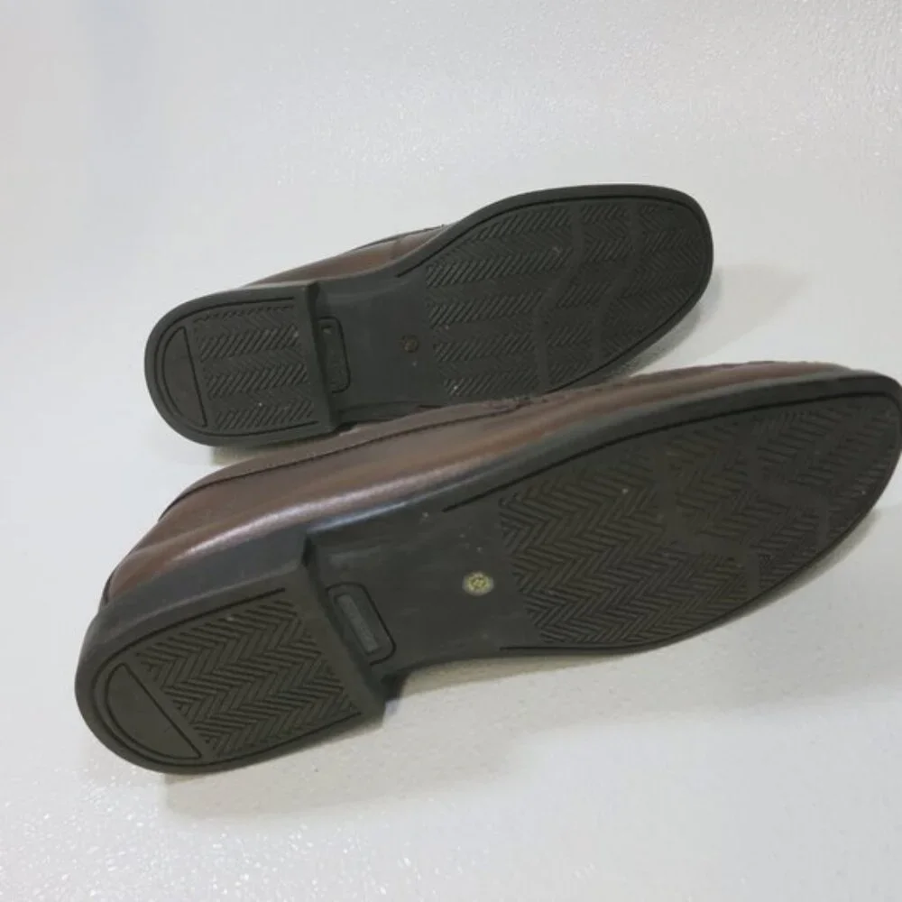 Bass Oil Tanned Leather Casual Dress Loafers Men's Shoes Footwear Sz 10.5 M